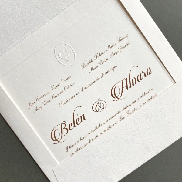 Invitación Premium Clásica Belén