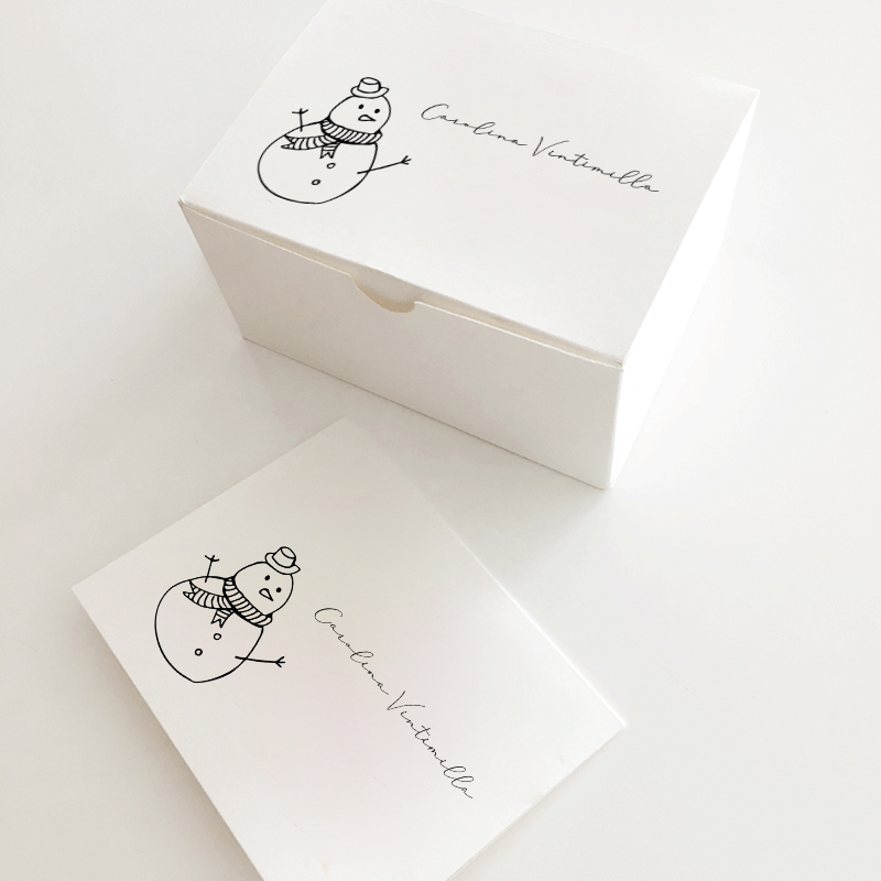 Notas Navidad Black and White 1