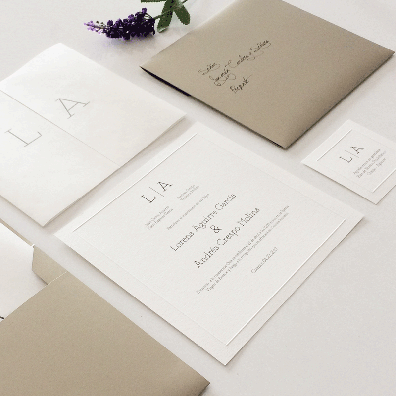 Invitación Premium "Clásica Victoria"