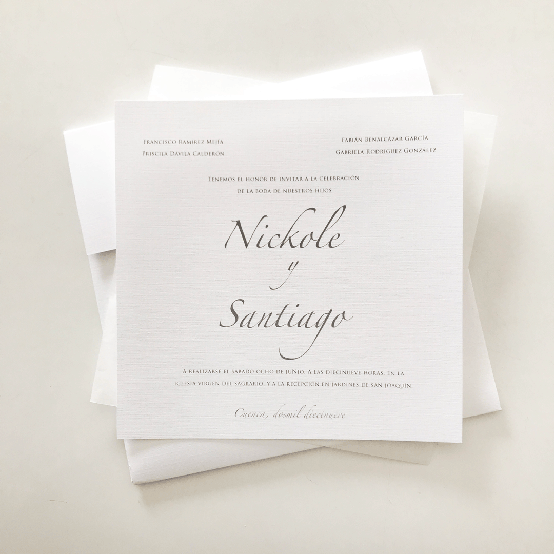 Invitación "Alba Premium"