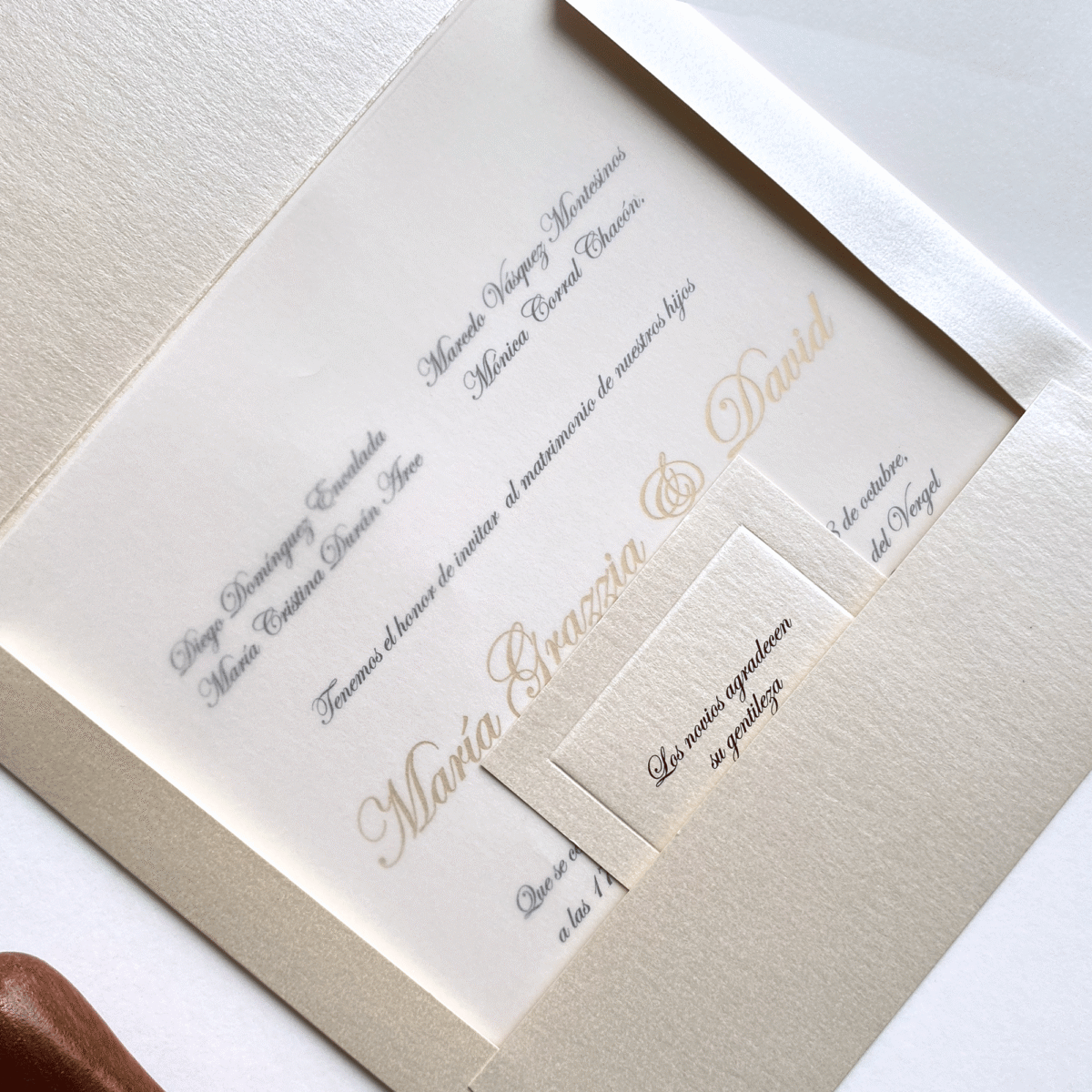 Invitación Clásica Antonella Premium