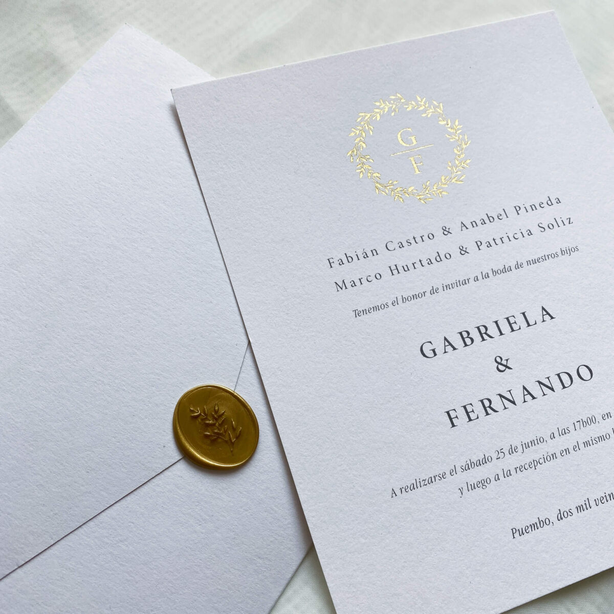 Invitación Clásica Natalia King