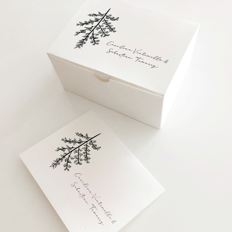 Notas Navidad Black and White 3