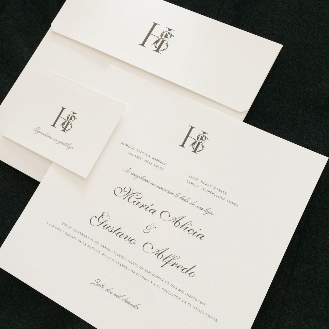 Invitación Timeless Premium