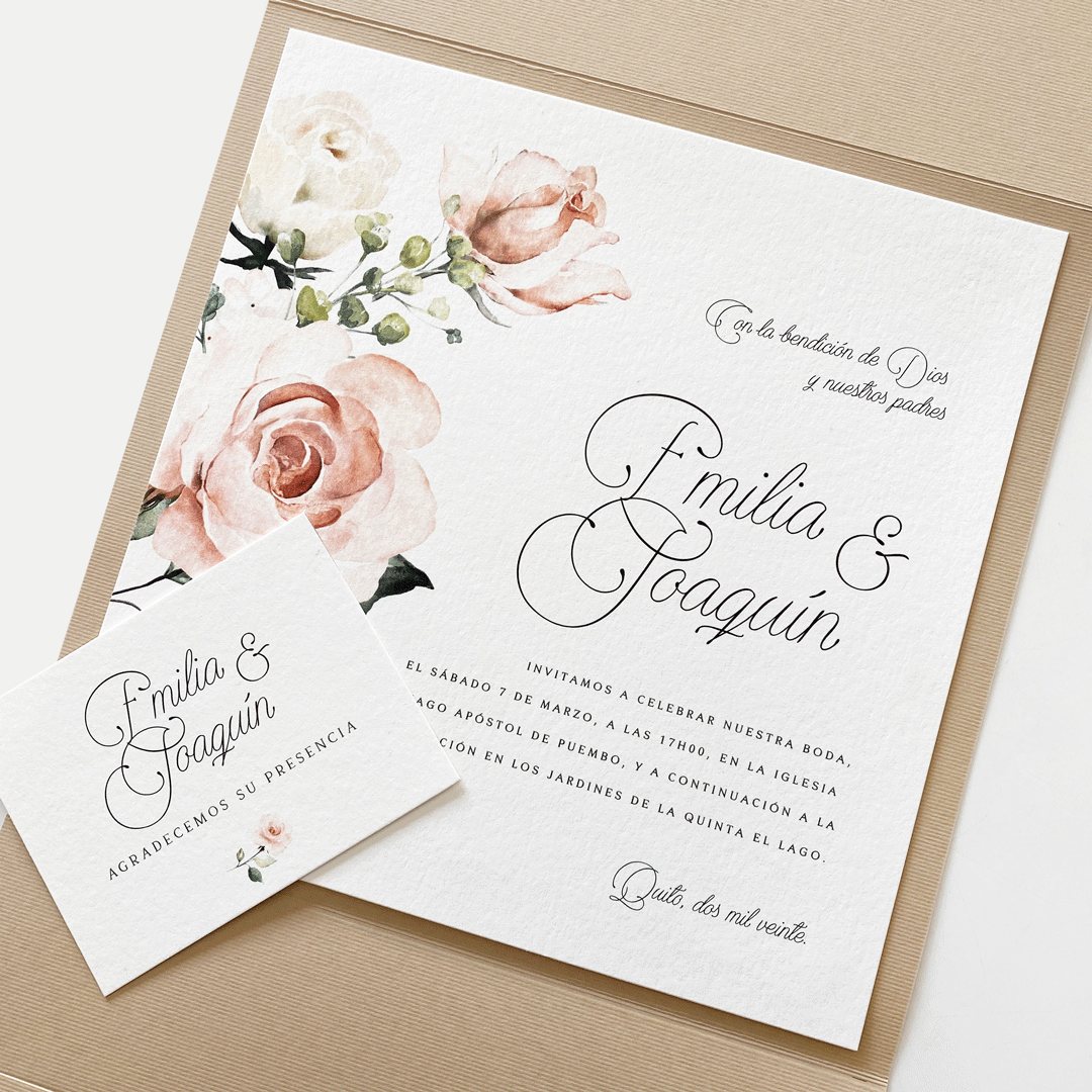 Invitación Sunny Garden Plegable