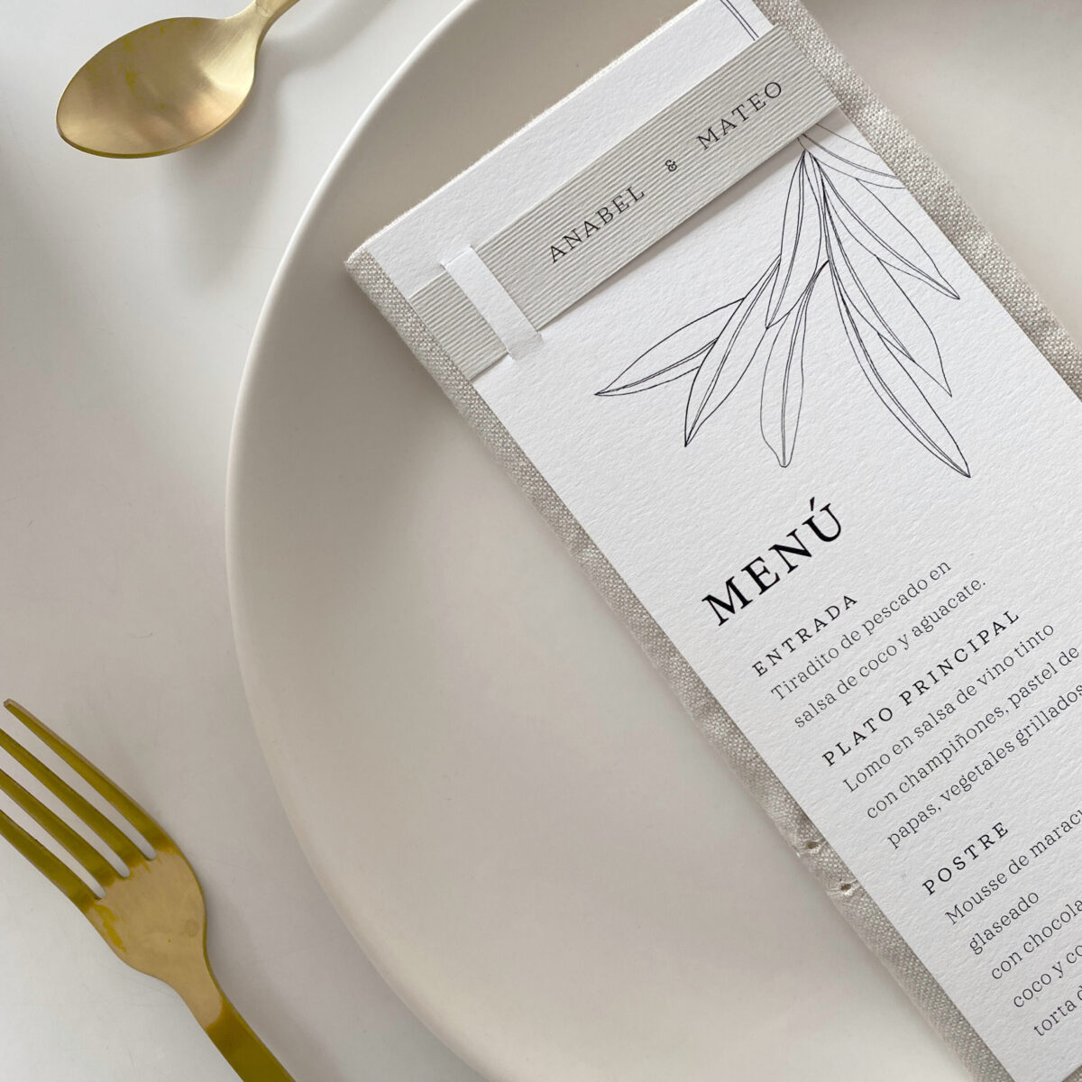 Menús "Bloom Champagne"