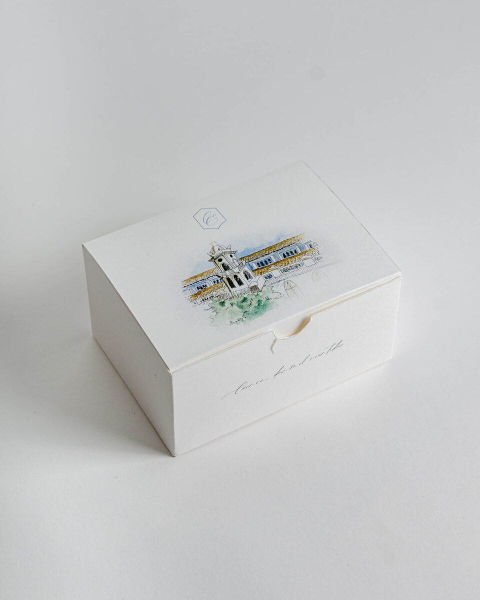 Caja "Acuarela Iglesia"