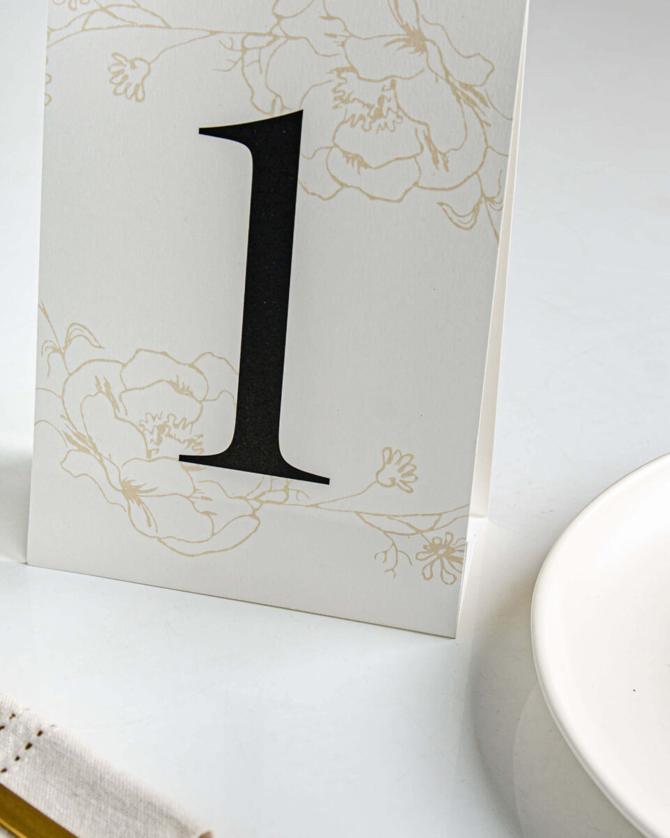 Números de Mesa "Nostalgia Capuchino"