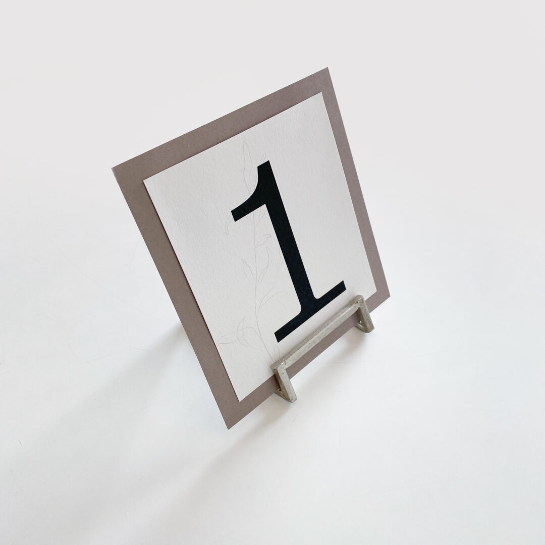 Números de Mesa "Bloom Mocachino"