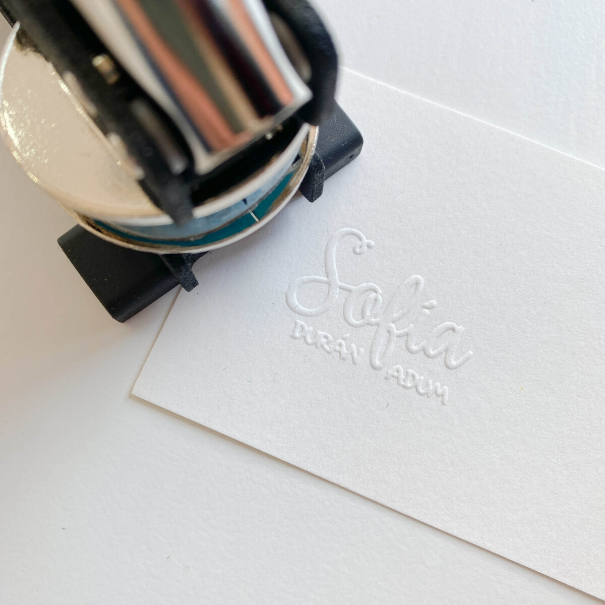 Sello seco de escritorio 4cm