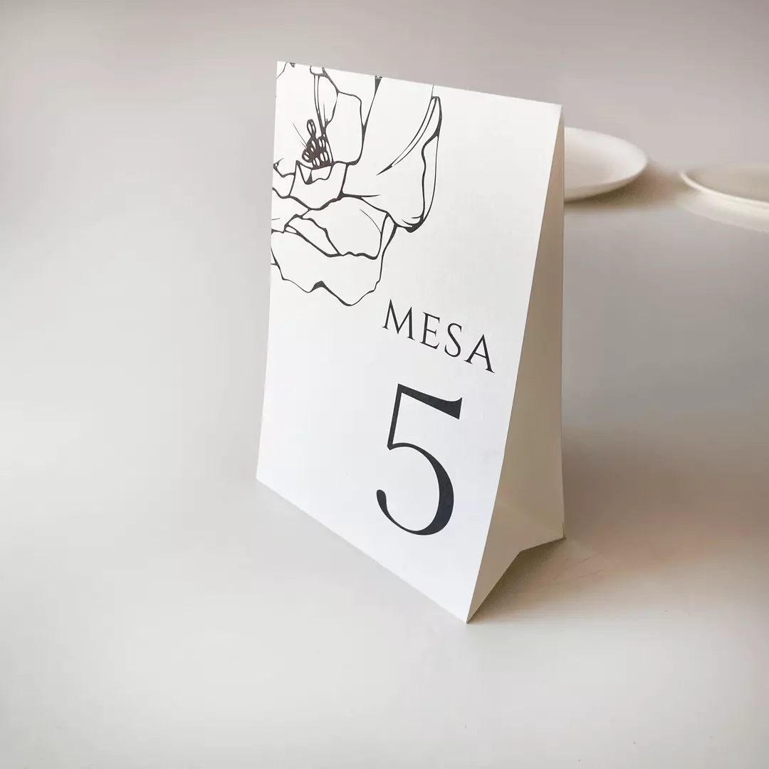 Número de Mesa Noah