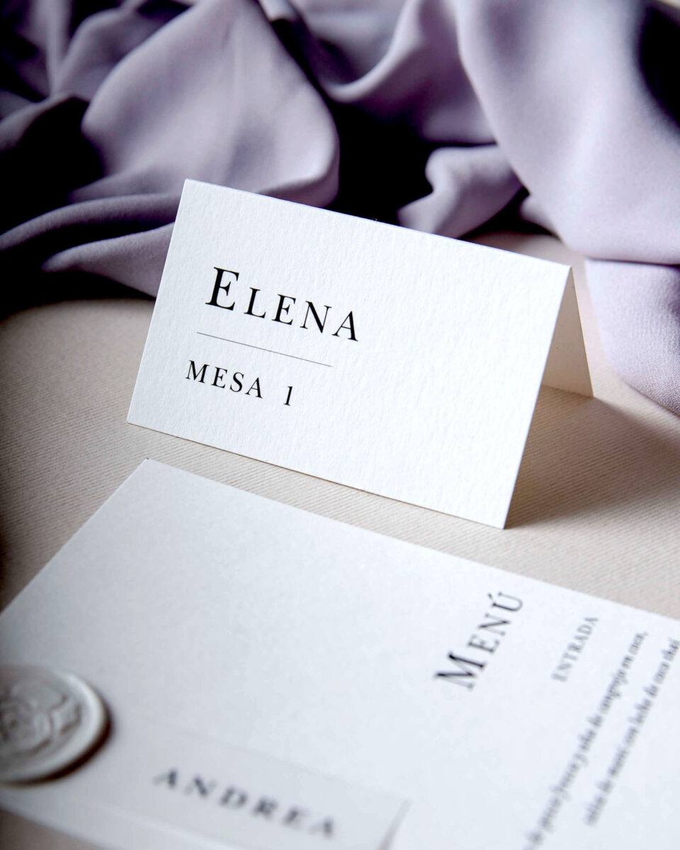 Place Card "Serenidad"